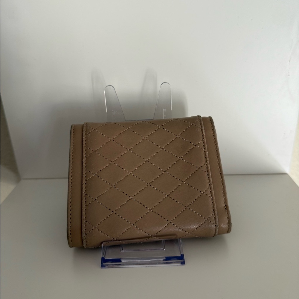 Saint Laurent Quilted Tan Wallet - Picture 2 of 3